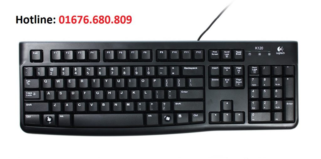 Bàn phím máy tính logitech k120