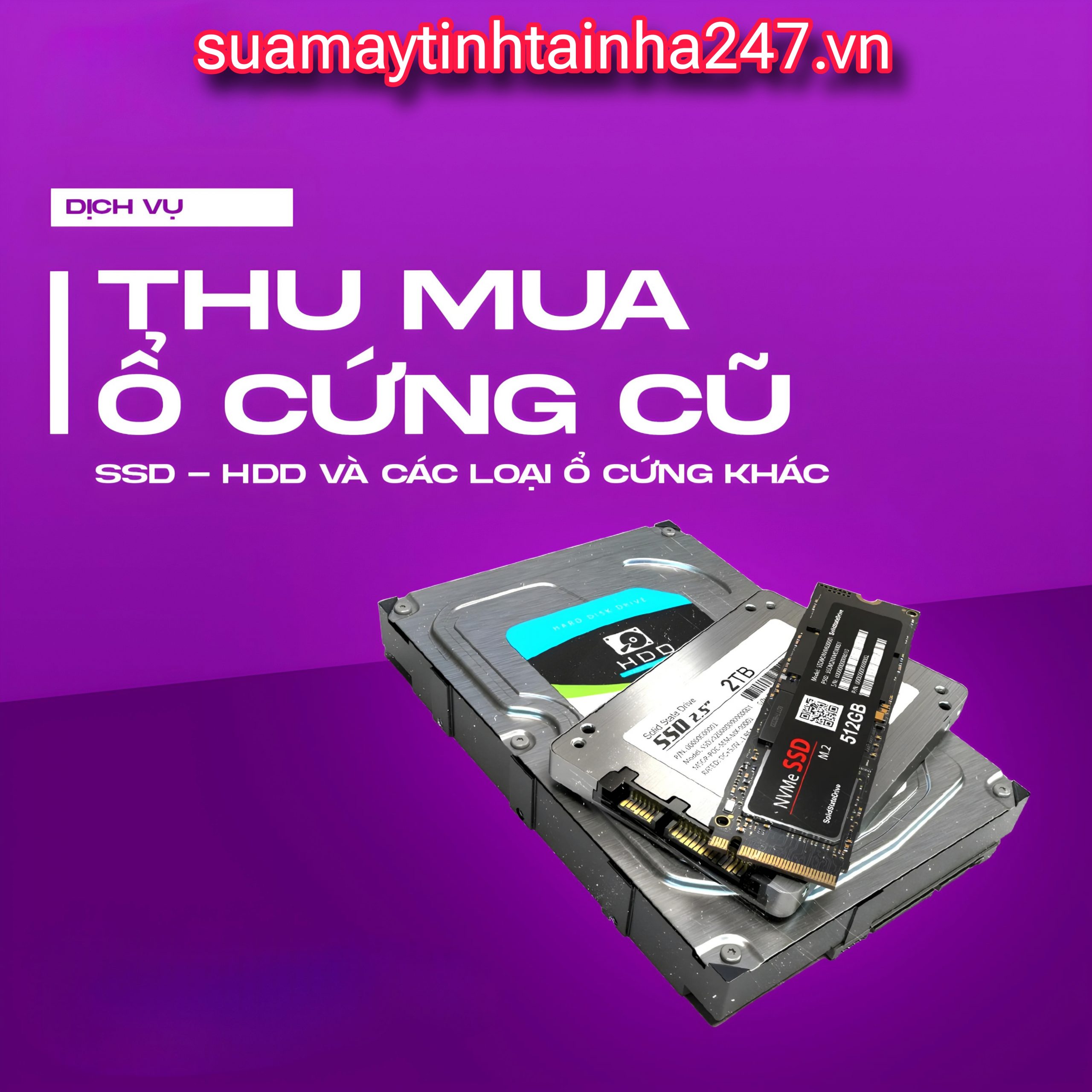 Thu Mua Ổ Cứng Cũ, Hỏng Tại Hà Nội